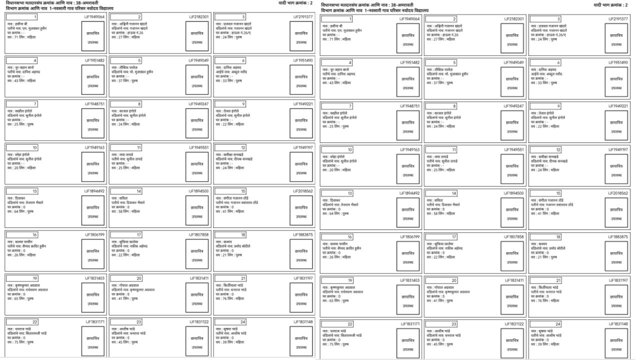 New Voter List